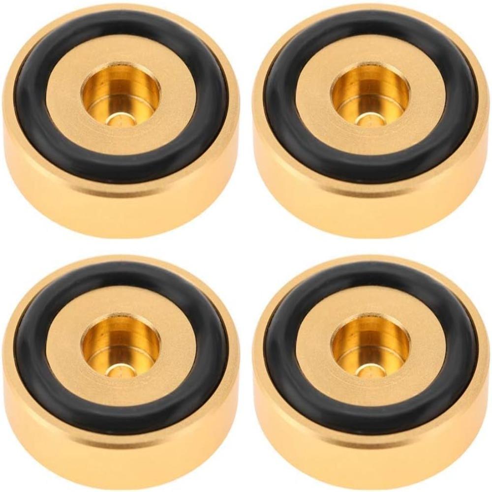 Gold Anti Vibration Feet Aluminium Alloy Amplifier Feet Durable Cutting Board Feet  Amplifiers