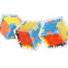 Mini 3D Maze Magic Cube Six-sided Transparent Puzzle Speed Cube Rolling Ball Cubes Maze Toys For Children Stress Reliever Toys
