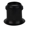 2Pcs Black Watch Repair Loupe 3.6*3.2cm Watch Repairing Tool for 3X For Hobby Crafts