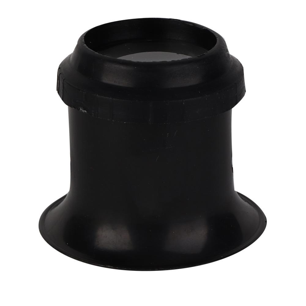 2Pcs Black Watch Repair Loupe 3.6*3.2cm Watch Repairing Tool for 3X For Hobby Crafts