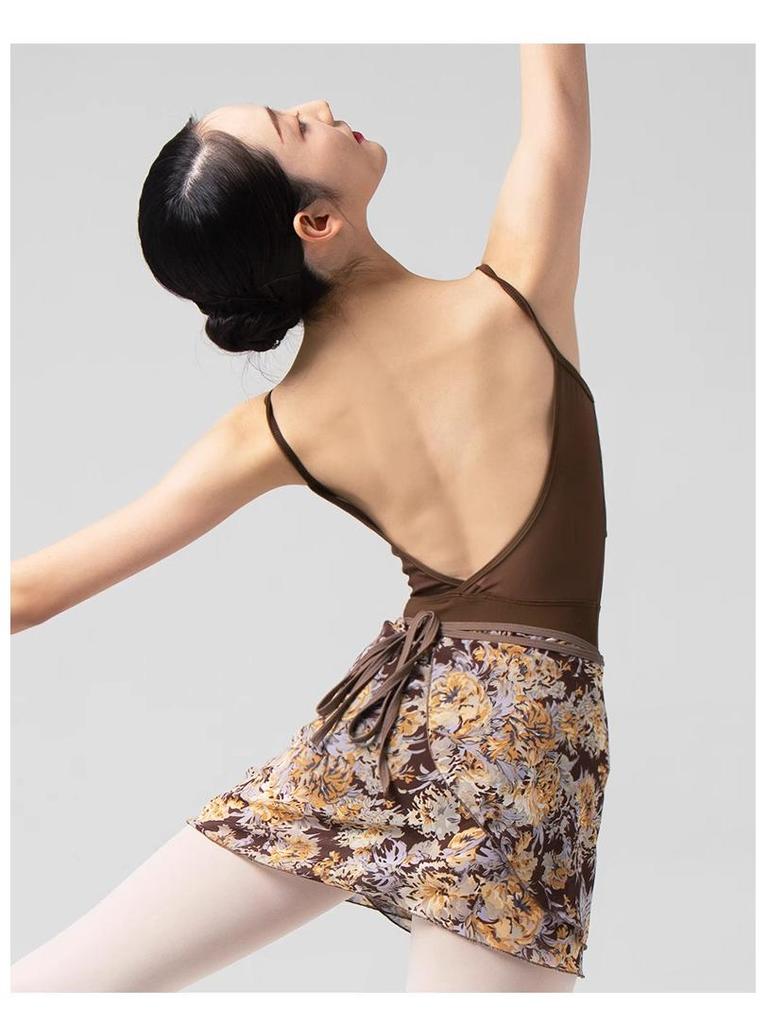 Maillot de Ballet con Tirantes para Mujer para Danza, Exámenes de Arte y Gimnasia de Adultos