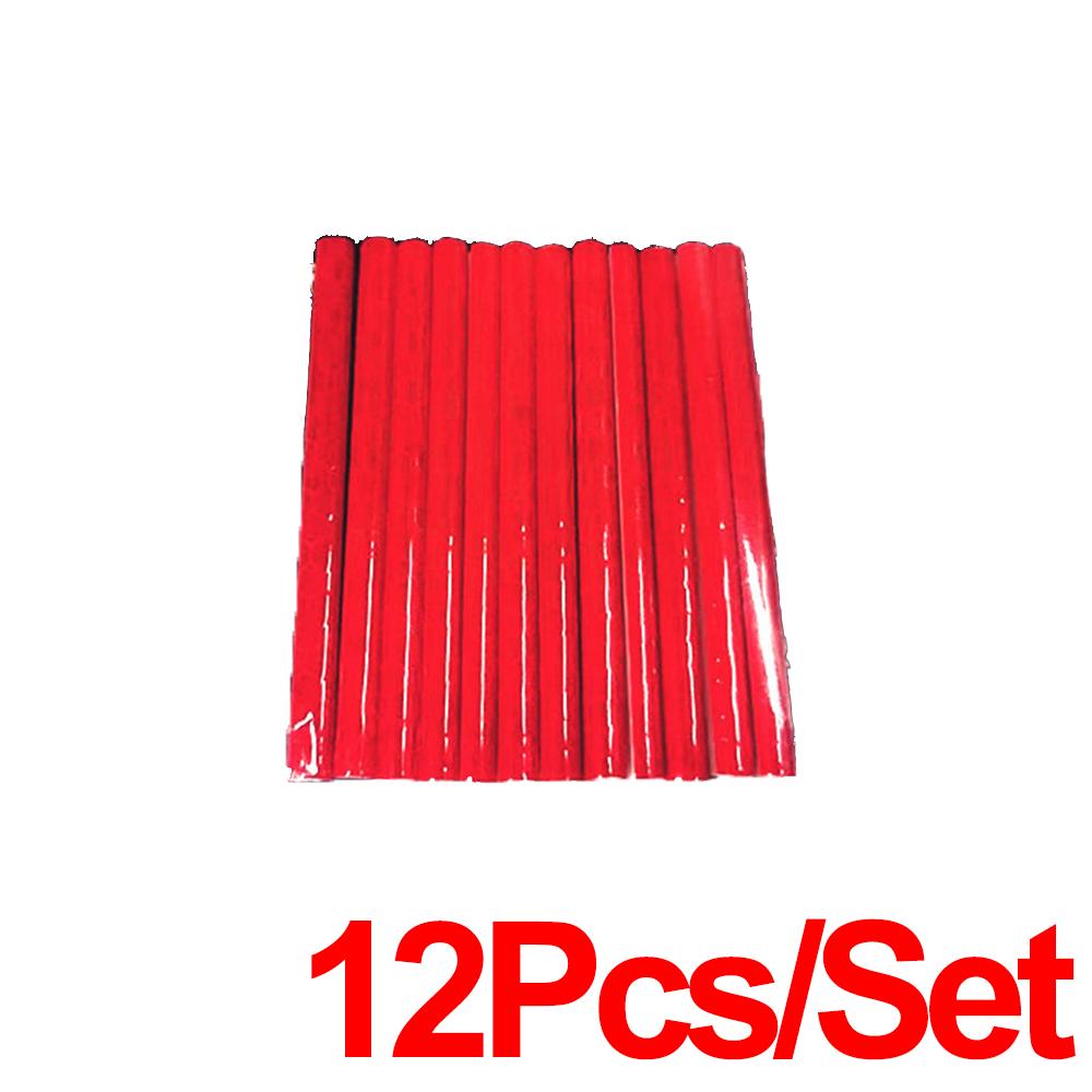 12Pcs Bicycle Spoke Reflectors Bike Reflector Tube Cycling Night Safety Reflective Bikes Wheel Rim Spoke Mount Clip Tube 80mm
