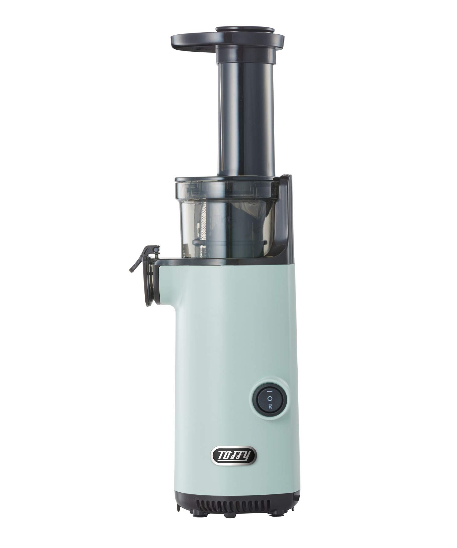 

Toffy Mini Slow Juicer K-BD4 (Pale Aqua) Small, Compact, Fruit & Vegetable Juice Maker with Vitamins, Keeps Juice Fresh, Retro Design, K-BD4-PA