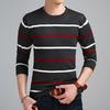 Mountainskin Pullover Men Brand Clothing Wool Slim Knitted Sweater Men Casual Striped Pull Jumper 