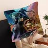 Anime Figure Sketch Videogames FINAL FANTASY Cushion Cover Inches Farmhouse Decor Home Throw Pillow Covers for Couch