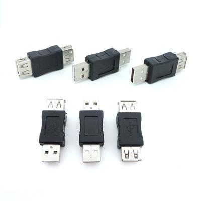 Usb 2.0 typ A samec propojovacího adaptéru Zásuvkový konektor pro PC Laptop Vlastní prodlužovací kabelový konvertor