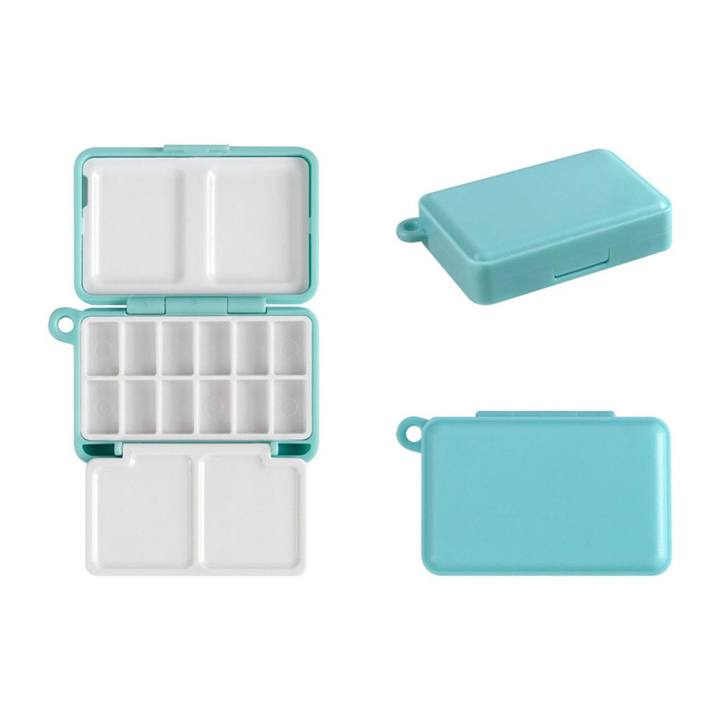 Portable Watercolour Paint Palette Folding Paint Palette Case Watercolor Paint Mixing Tray For Oil Acrylics Paint