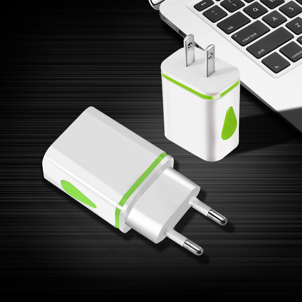 Luminous Dual USB Water Drop Smartphone Charger 1.2A - Travel Charger with Raindrop Design
