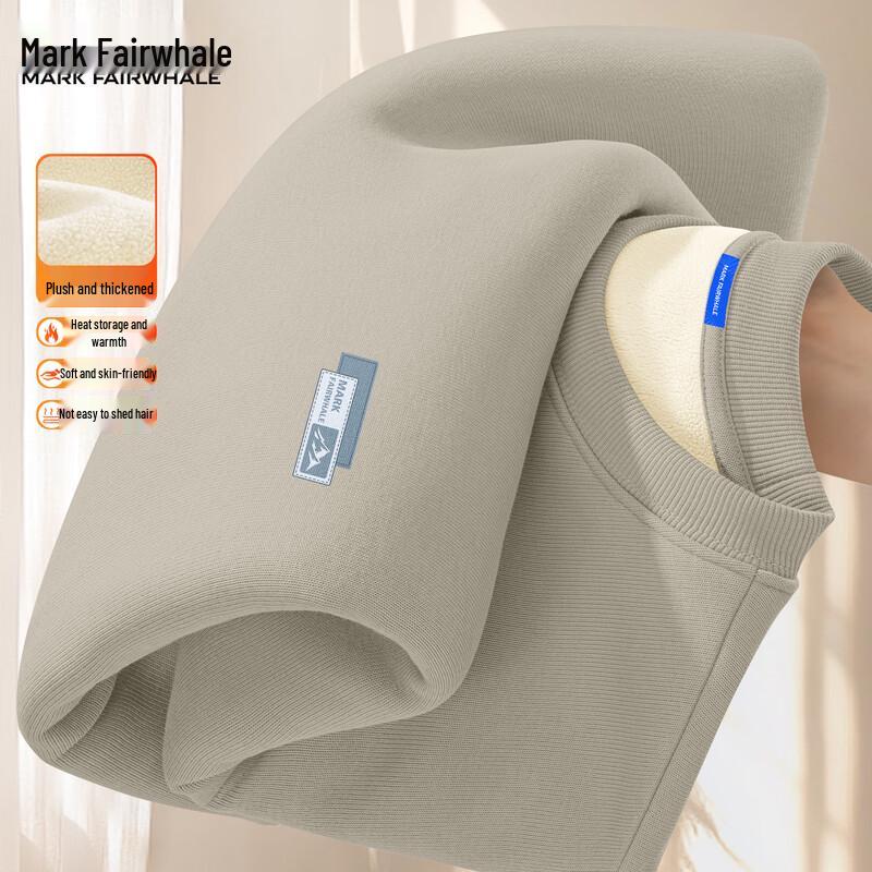 Mark Fairwhale Men's Heavyweight Fleece Round Neck Sweatshirt