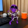 Dancing And Swinging 3D Toy With Light And Music, Halloween Wind Up Walk Skeleton Clockwork Toy, Funny Wind Up Dancing Skeleton, Funny Dance