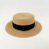 202603-shi Ins Chic Summer Classic Encrypted Paper Grass Weave Sunscreen Fedoras Cap Men Women Leisure Panama Jazz Hat