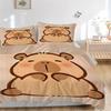 Bear Hug Comfort Print 3Pcs Bedding Setduvet Cover With 2 Bedropillowcase Home Birthday Gift