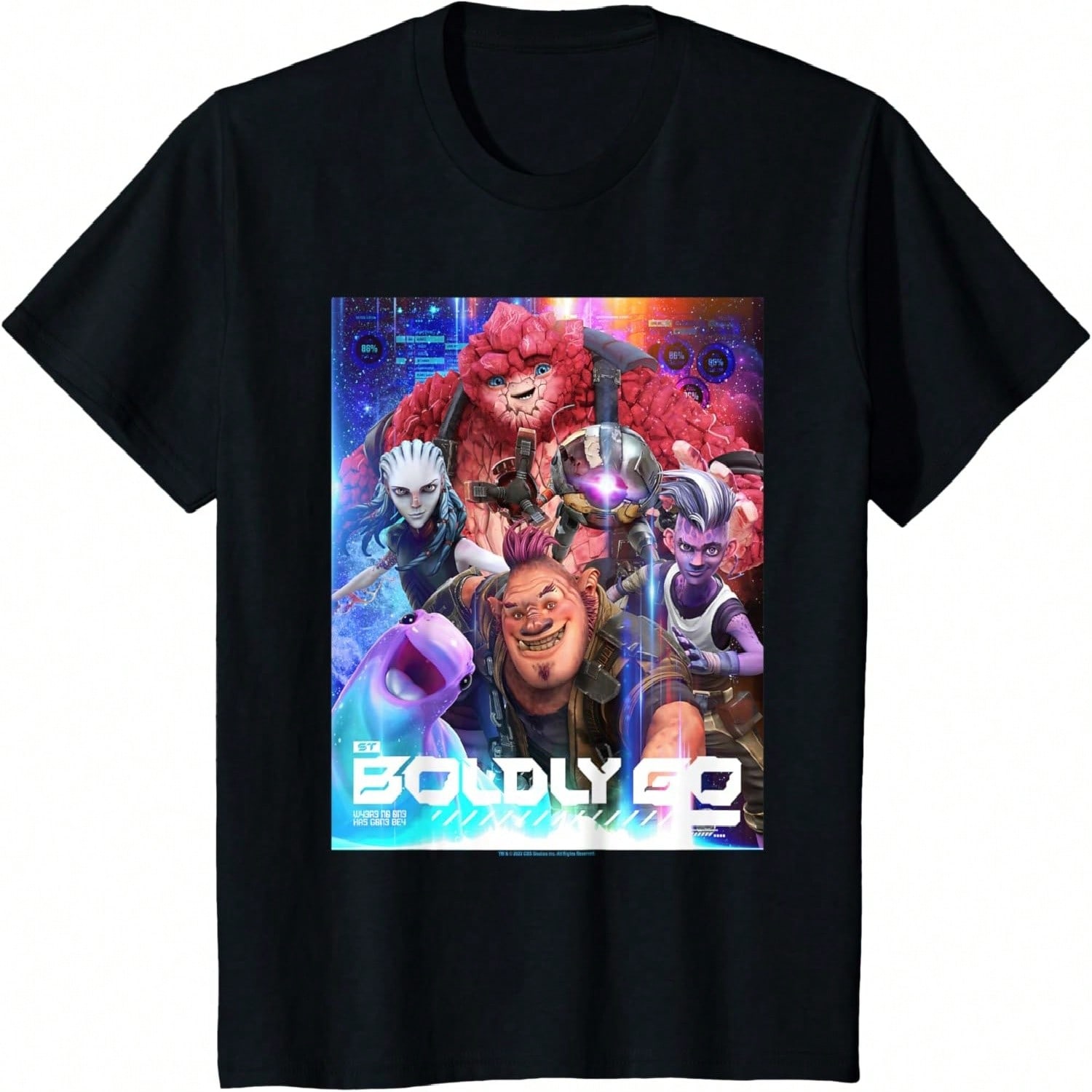 Kids Prodigy Boldly Go Poster T-Shirt S разноцветный
