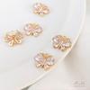 14K Gold-Filled Zircon Butterfly Pendant Charm for DIY Jewelry