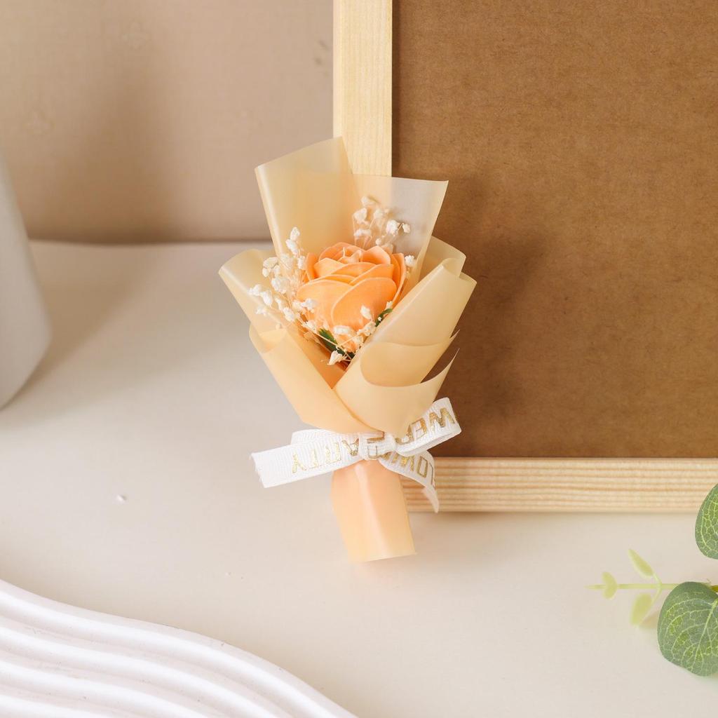 Car Bouquet Gift: Artificial Rose Soap Flowers for Girlfriend, Bestie, or Mom - Perfect for Christmas or Birthday!