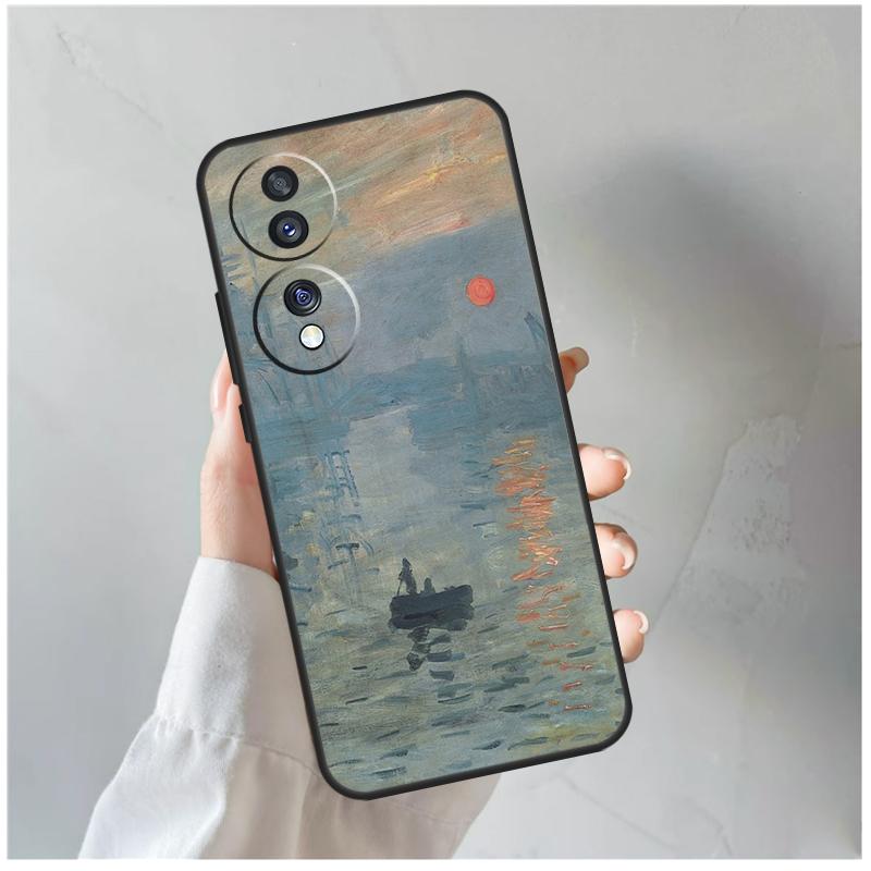 Claude Monet Art Painting For Honor Magic 8 5 6 7 Pro Case For Honor 200 400 70 90 Lite X8c X8b X9a X9b X9c X9d Win RT