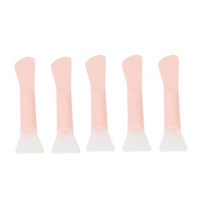 Lot de 5 pinceaux à masque en silicone à double tête pour application de masque facial, pour lotion corporelle, maquillage DIY