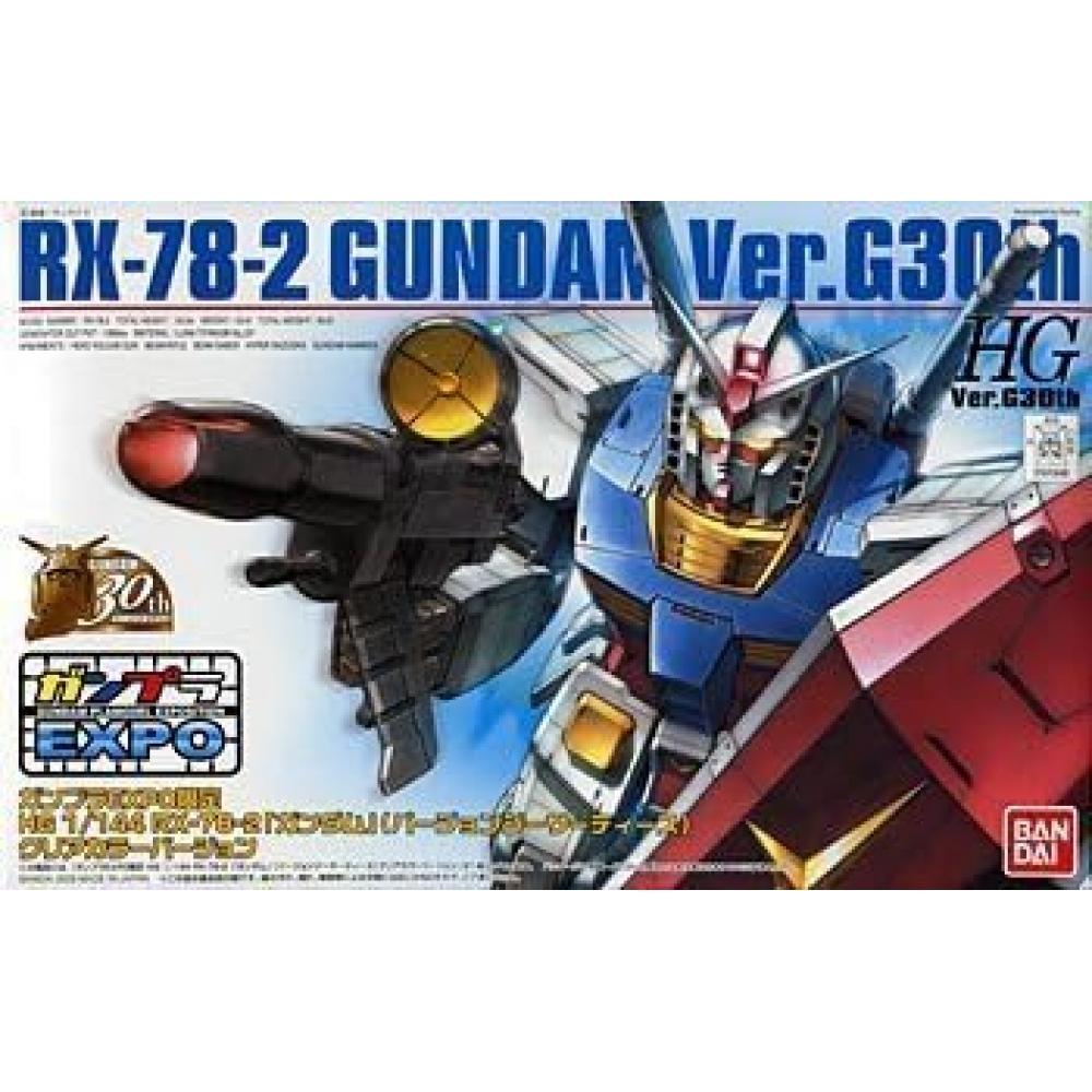 

Нет Bandai Gunpla EXPO Limited HG 1 144 RX 78 2 Gundam Ver.G30th Clear Color Version [Игрушки Хобби]