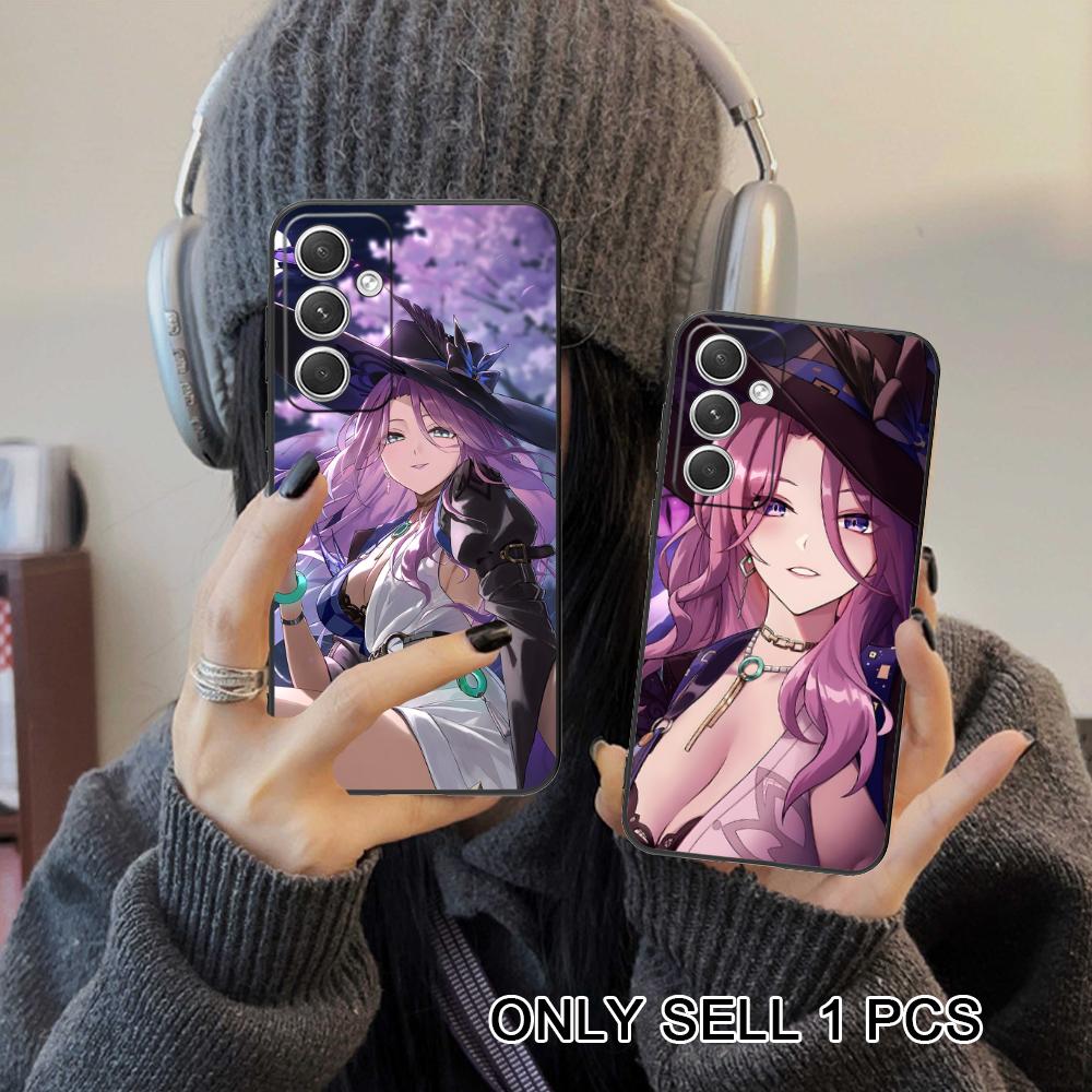 HSR Jade Matte TPU Mobile Phone Case for Samsung Galaxy S26 S25 S24 S23 S22 S21 S20 Note20 Plus FE Ultra Colorful Cover