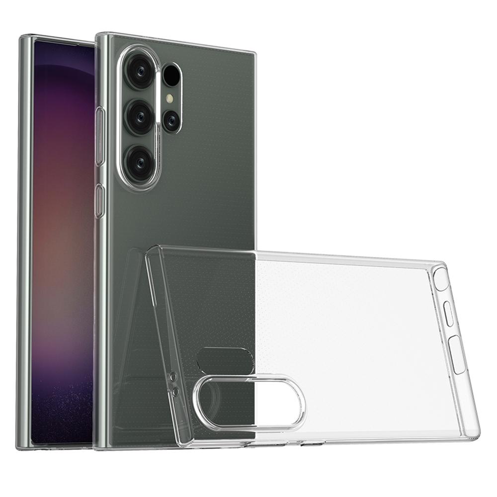 For Samsung Galaxy S24 Ultra Case Watermark-Free Phone Shell TPU Transparent Glossy Phone Cover