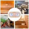 Sauna Environment Monitor 3-in-1 Sauna Set Indoor Climate Monitoring Convenient Wall Installation Crafted From Pine Wood