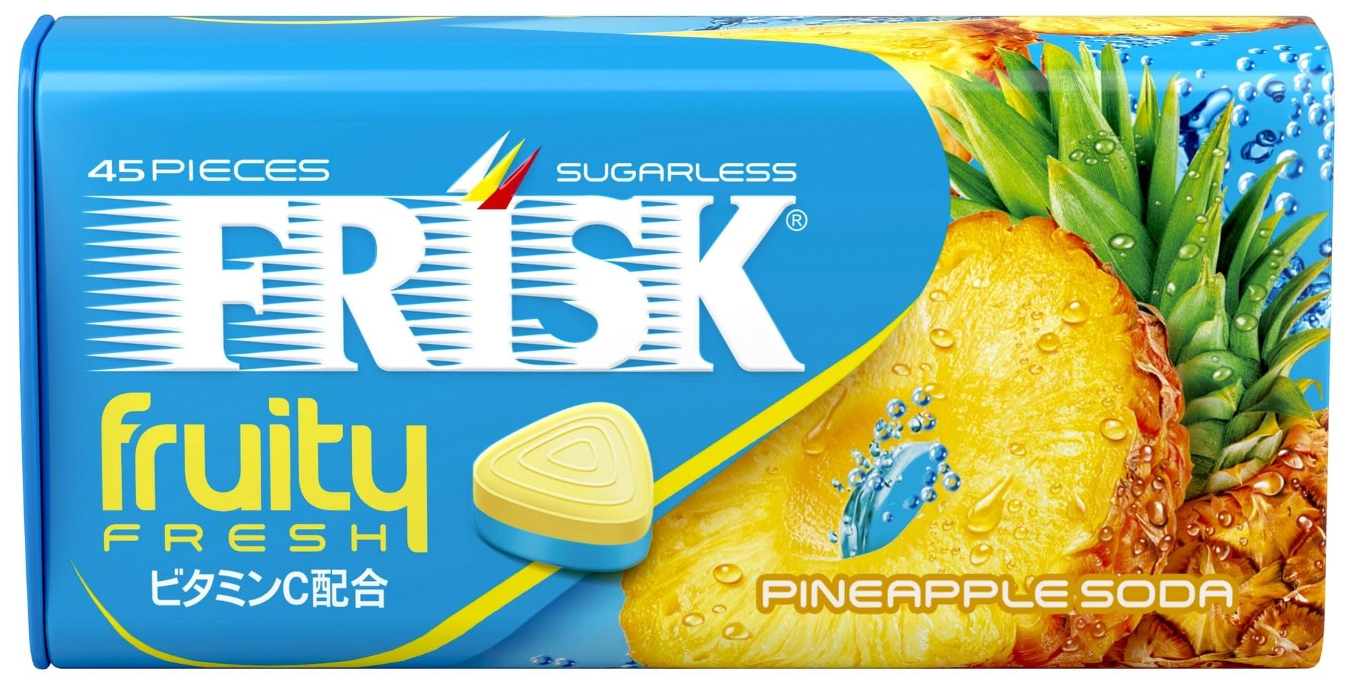

Kracie Frisk Fruity Fresh Pineapple x 9 packs Soda, 31.5g