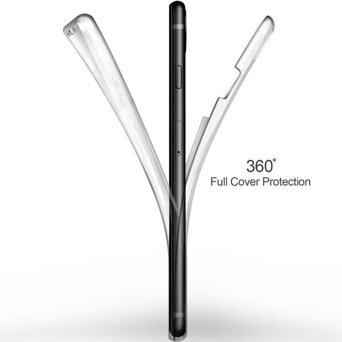 Case - Phonillico® - iPhone X - Transparent Silicone TPU - Ultra Slim - Full Protection