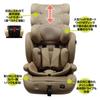 Portabebés MC Harness Junior de 1 a 11 años Asiento infantil Asiento Junior Instalación ISOFIX Uso prolongado Nuevo estándar de seguridad R129 i-Size de mamá (Beige)