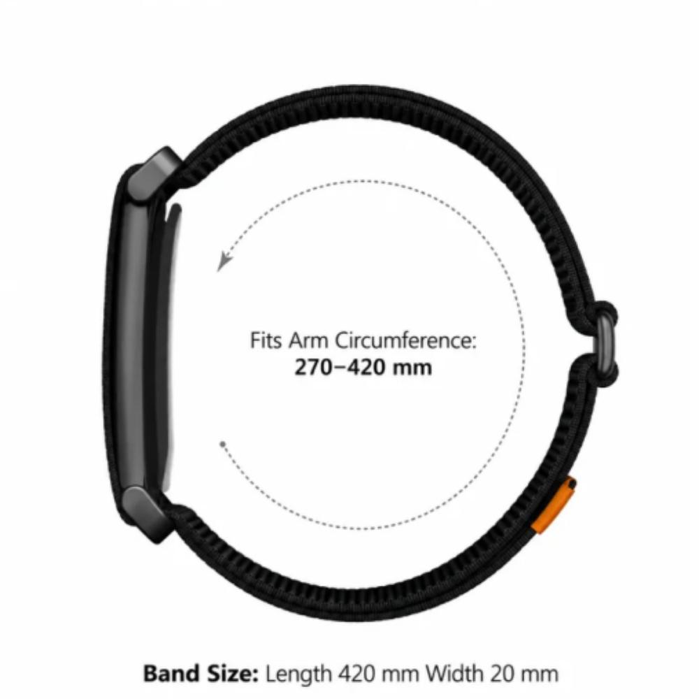 2Pcs Nylon Wristband / Armband With Metal Frame For Google Fitbit Air New Lightweight Breathable Armband For Google Fitbit Air
