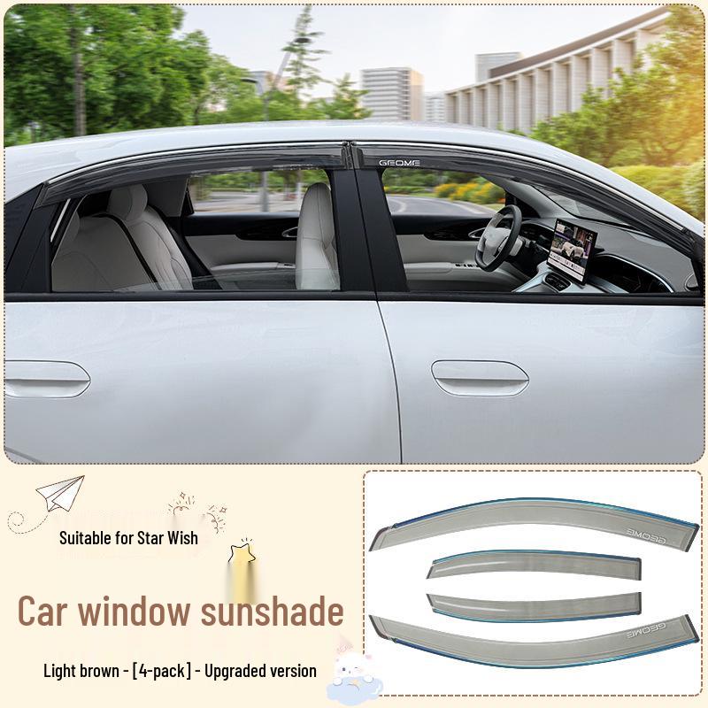 Custom Rain Guards for 25 Star Wish Car Models - Enhanced Body Exterior Decor