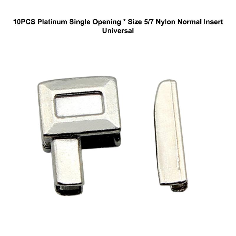 10Pcs Set Premium Metal Zipper Heads Gold Silver Bronze Black - Durable Smooth For Diy Clothing Luggage Repair