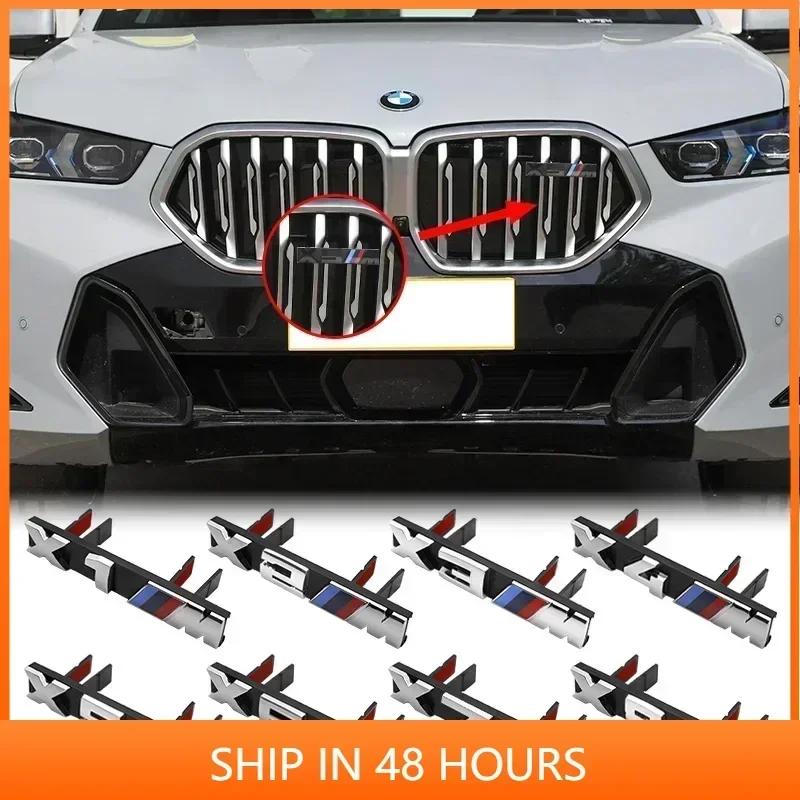 -BMW M Logo 3D Frontgrill Plakette Emblem Für X1 X2 X3 X4 X5 X6 X7 X8 E84 E83 F39 F10 F30 G11 G07 G80 G60 E60 E46 Auto Zubehör