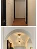 Chinese Style Retro Crystal Pendant Ceiling Light for Corridor, Aisle, Entrance, or Balcony
