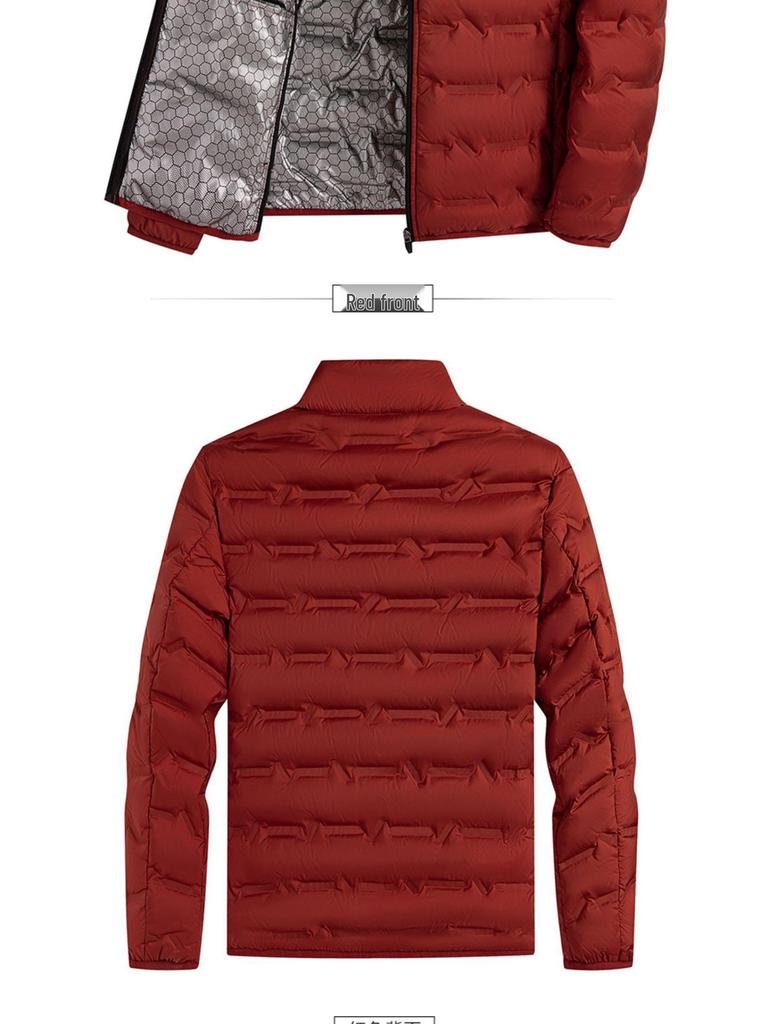 Graphene Lightweight Down Jacket with Stand-Up Collar – Men’s & Women's Autumn/Winter 80% White Duck Down Coat.