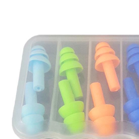 5 paare/satz Ohrstöpsel Wiederverwendbare Flexible Weihnachten Baum Form Frauen Männer Schützende Weiche Ohrstöpsel Haushalts Liefert