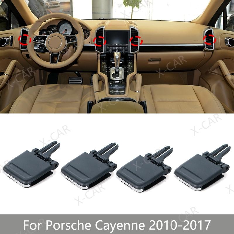 Car Front Dashboard Rear Air Conditioner Outlet A/C Air Conditioning Vents Tab Clip Pick For Porsche Cayenne 2010 2011 2012-2017