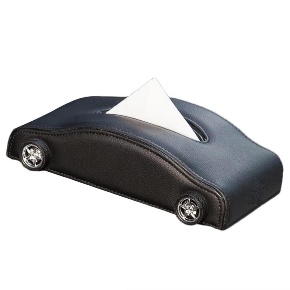 

Creative Car Shape Tissue Box Decorative Auto Napkin Holder Living Room чёрный