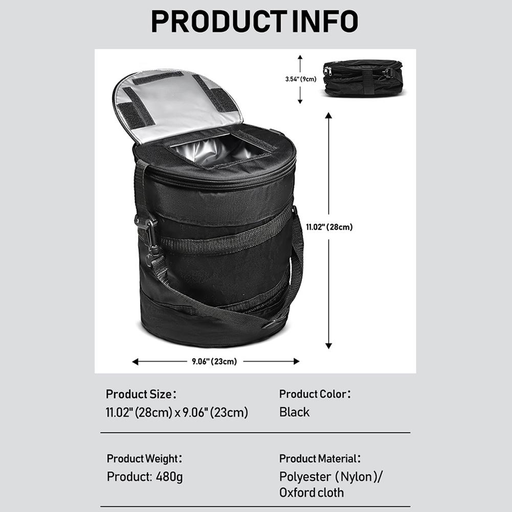 Golf Cart Cooler Bag Collapsible Golf Cart Cooler Multifunctional Foldable Insulated Bag Large Capacity for Camping Picnic