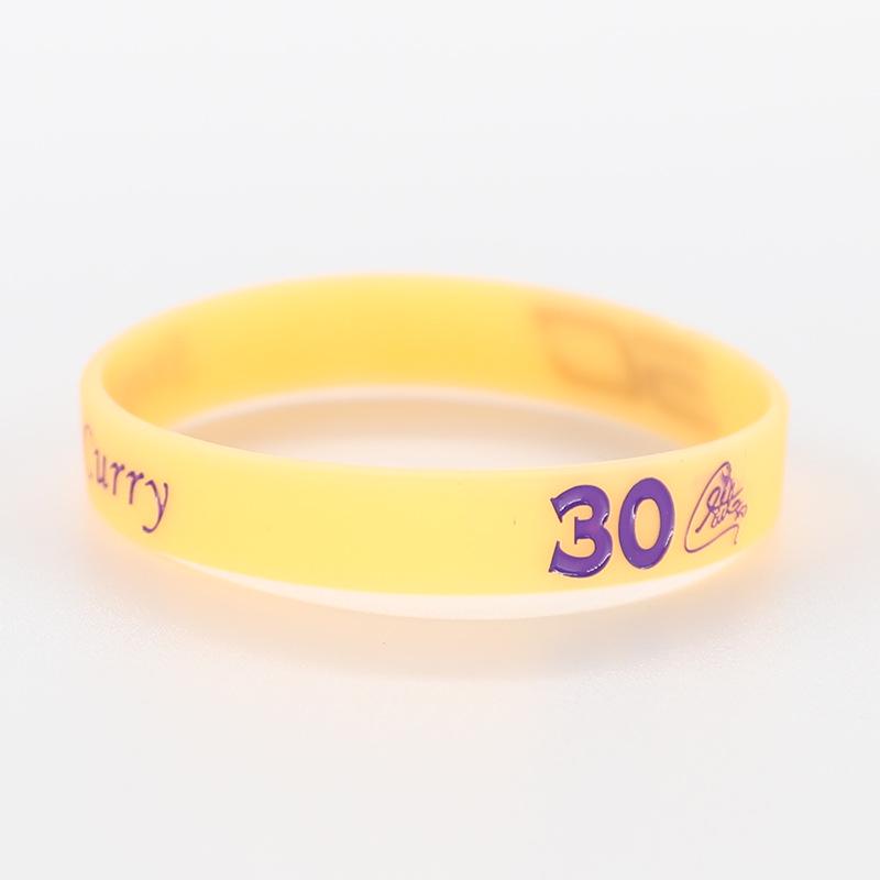 Thickened Luminous NBA Basketball Silicone Wristband: Harden, LeBron, Curry, Irving Edition
