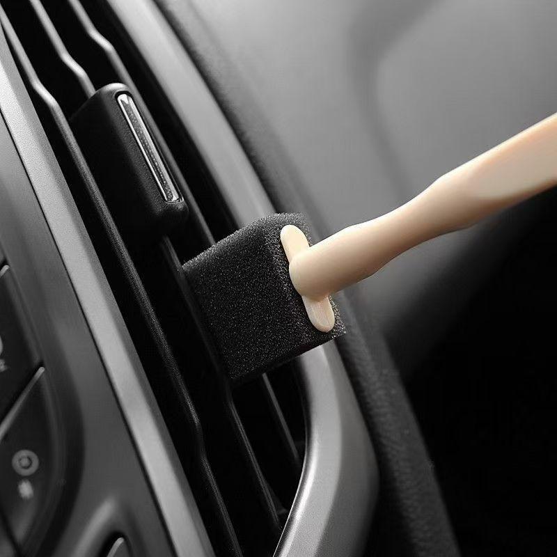 Auto-Klimaanlagen-Lüftungsschlitz-Reinigungsbürste, Lüftungsschlitz-Schrubbbürste, Universelle Auto-Innenraum-Detailbürste