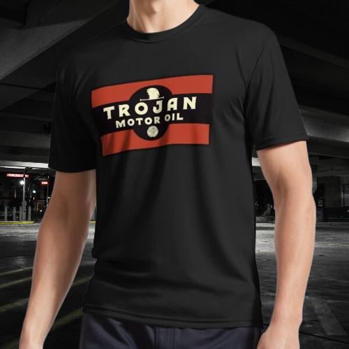 Trojan Motor Oil Active Logo T-Shirt Funny Logo American T-shirt S to 5XL L