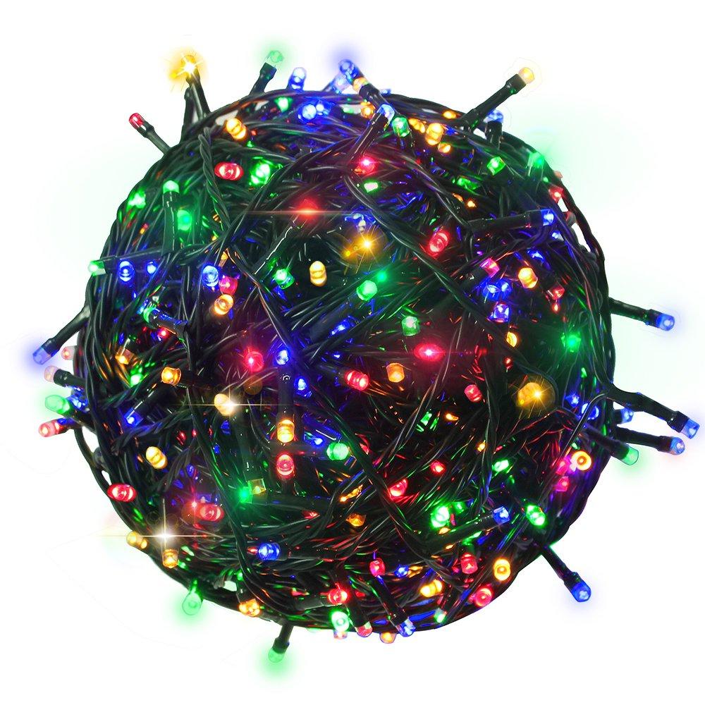 

RPGT 300 32 Meter Dark Green Christmas Tree 30V Safe Low 8 Ideal for Christmas Outdoor and Indoor Decorations LEDs, 4-Color Mix, Wire, Lighting,