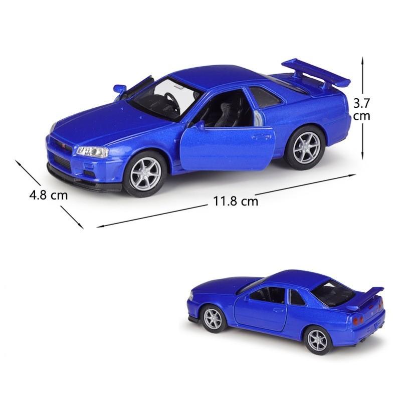 Car Alloy Gtr Model With Opening Doors Design For Collectors And Kid Gift