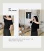 2026 Summer Plus Size Women's One-Shoulder T-Shirt - Slimming, Tummy Concealing, Pure Cotton, Versatile Casual Top