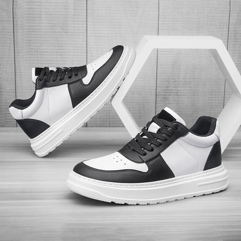 Mode Handgefertigte Schnürschuhe für Herren Neue Trendige Vielseitige Basic Stiefel Rutschfeste Sportliche Stiefeletten Weiche Bequeme Lässige Herren-Sneaker