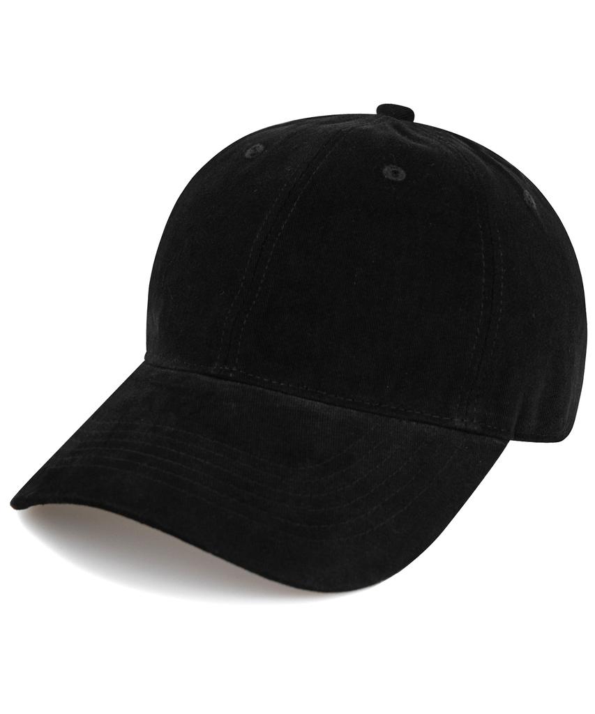 Chaebteo Signature Peach Ball Cap-Black