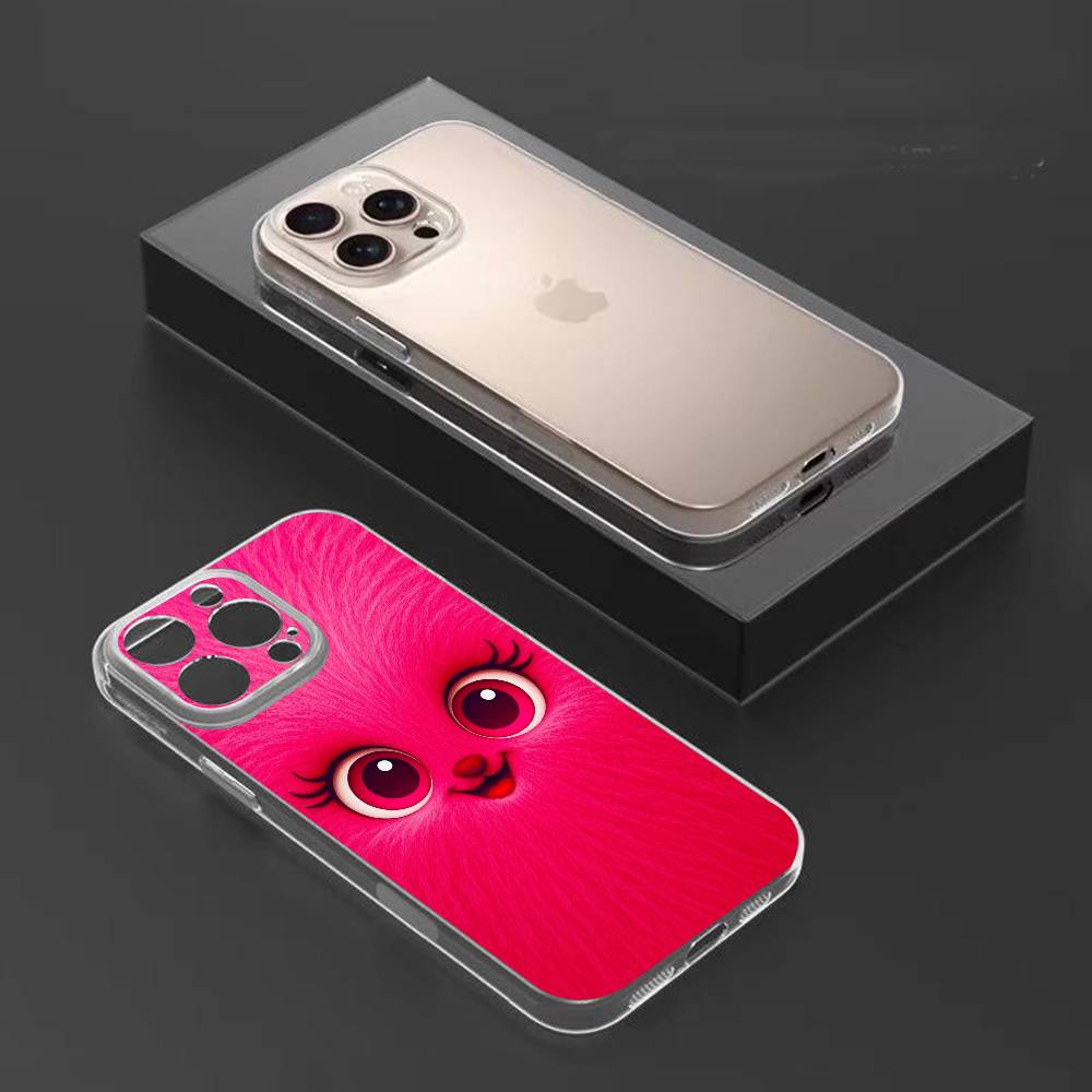 Funny Face Phone Case For iPhone17,16,15,14,13,12,11 Plus,Pro Max Soft Transparent Cover
