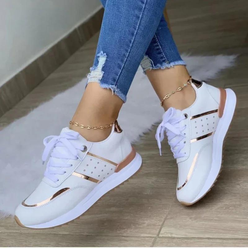 

Brand Women Sneakers Comfortable Platform Shoes Female Fashion Large Size Casual Sport Shoes New Outdoor Women Running Shoe 36