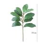 Real Touch Artificial Magnolia Leaf Branches Lifelike Simulated Green Plants  Outdoor Garden Decor