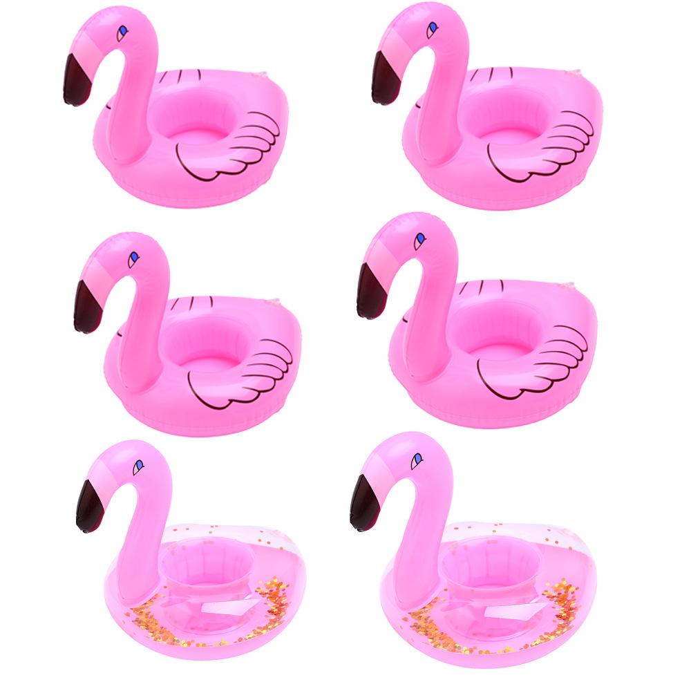 Available: Inflatable Cup Holders - Flamingo, Donut, Lemon, Watermelon, Pineapple, Crab, and Heart.